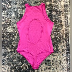 PINK Victoria's Secret Kids Bodysuit in Vibrant Pink